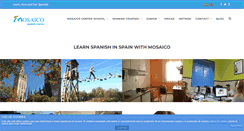 Desktop Screenshot of mosaicospanishcourses.com