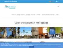 Tablet Screenshot of mosaicospanishcourses.com